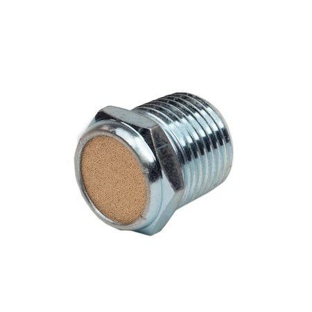 Bailey Nickel-Plated Iron Breather Vents: 40 Mircon, 1/2 NPT Thread 237264